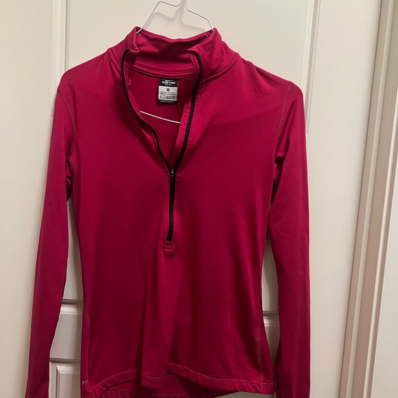 Nike Element 1/2 zip Pink Dri Fit long sleeve pull over Running shirt jacket - Picture 4 of 5
